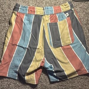 Free Planet Pinstripe Cotton-Blend Shorts